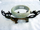 Sale-Classic Green Burmese Jadeite Bangle Bracelet 55 mm Grade A + Certificate (690)