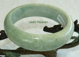 Sale-"Gorgeous Green Jadeite Bangle 59mm A Grade + Certificate (755)