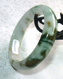 SALE "Powerful Woman" Burmese Jadeite Bangle Bracelet 58 mm Grade A with Certificate (801)