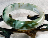 SALE "Powerful Woman" Burmese Jadeite Bangle Bracelet 58 mm Grade A with Certificate (801)