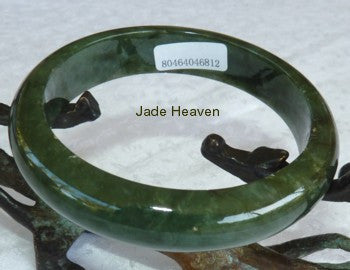 Fabulous "Dragon Green" Jadeite Jade A Grade Bangle Bracelet59mm + Certificate (812)