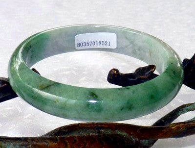 Yin and Yang Balancing Burmese Jadeite Grade A Jade Bangle Bracelet Jade Heaven