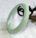 SALE "Heavenly Green" Burmese Jadeite Jade Grade A  Bangle Bracelet 57.5mm + Certificate  (8538)