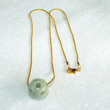 Precious Round Hollow Carved Big Jadeite Bead for Pendant or Pandora Bracelet