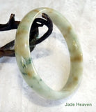 Sale-Old Mine Lao Pit  "Hong Red Veins"  Jadeite Jade Bangle Bracelet 57.5mm (JHBB285)