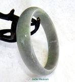 Sale-"Mysterious" Burmese Jadeite Bangle Bracelet Genuine and Natural 59mm (JHBB3136)