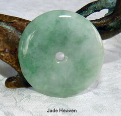 Jadeite Jade &quot;Bi&quot; Pendants, Symbol of Heaven