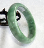 "Heavenly Green" Burmese Jadeite Grade A Jade Bangle Bracelet 58.5mm+Certificate (8520)