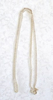 Silver Chain for Pendant with Bails 16"