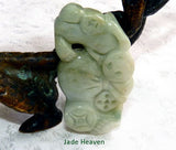 "Crab Brings Harmony and Peace" Burmese Jadeite Pendant (JHP175)