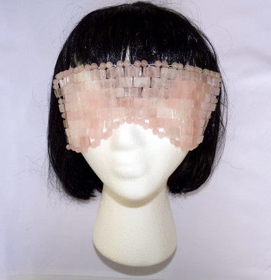 Womens Wellness Sale-Rose Quartz Face and Eye Mask for Health and Beauty